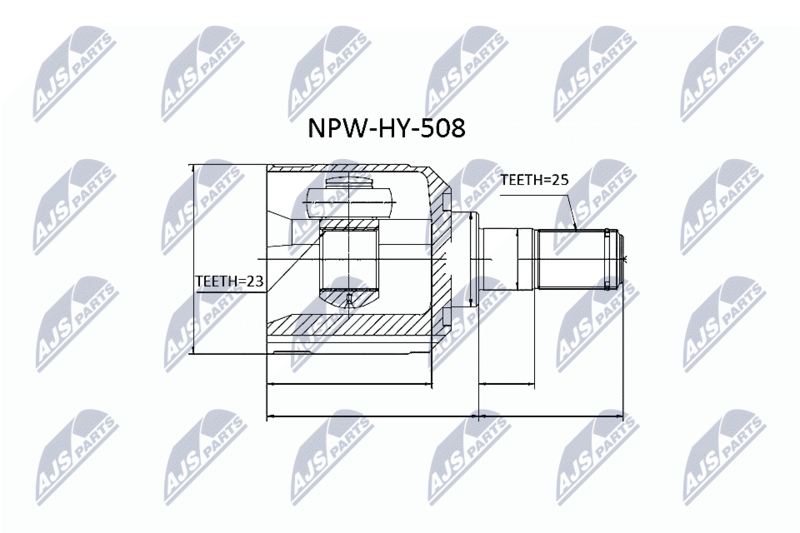 NTY NPW-HY-508 Joint Kit, drive shaft
