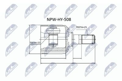 Joint Kit, drive shaft NTY NPW-HY-508