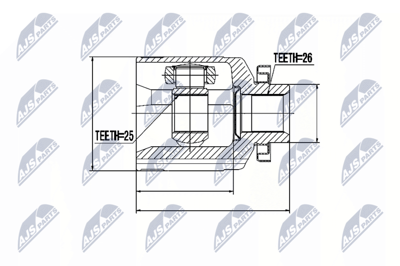 NTY NPW-HY-516 Joint Kit, drive shaft