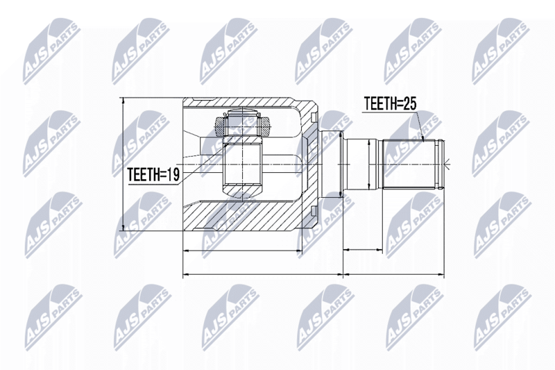 NTY NPW-HY-518 Joint Kit, drive shaft