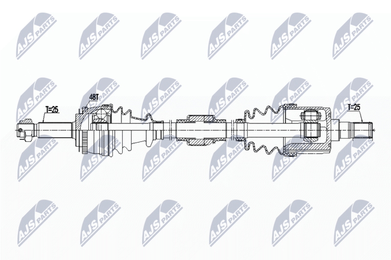 NTY NPW-HY-523 Drive Shaft