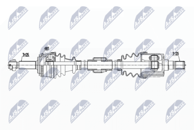 Drive Shaft NTY NPW-HY-523