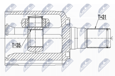 Joint Kit, drive shaft NTY NPW-HY-525
