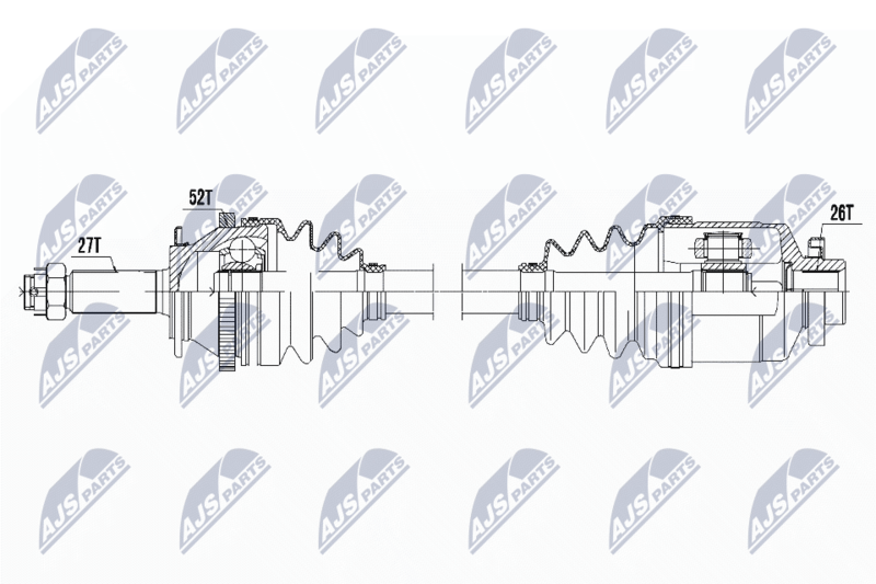 NTY NPW-HY-526 Drive Shaft