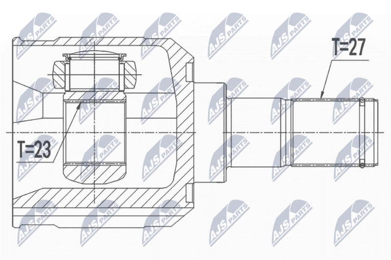 NTY NPW-HY-546 Joint Kit, drive shaft