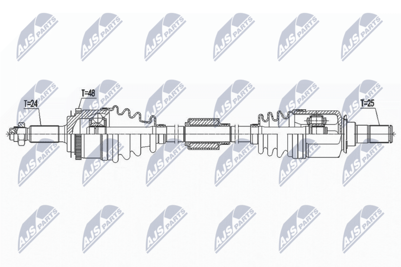 NTY NPW-HY-547 Drive Shaft