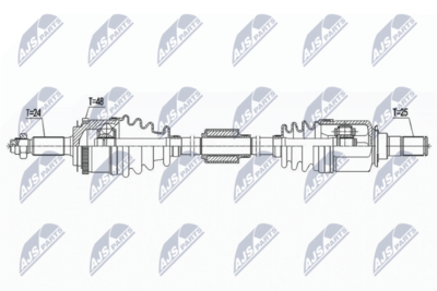 Drive Shaft NTY NPW-HY-547