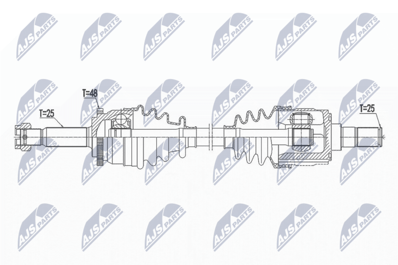NTY NPW-HY-549 Drive Shaft