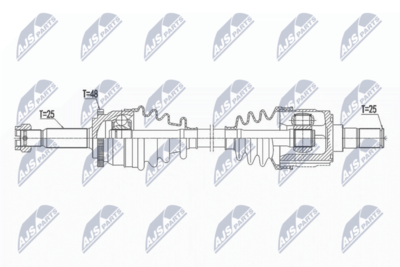 Drive Shaft NTY NPW-HY-549