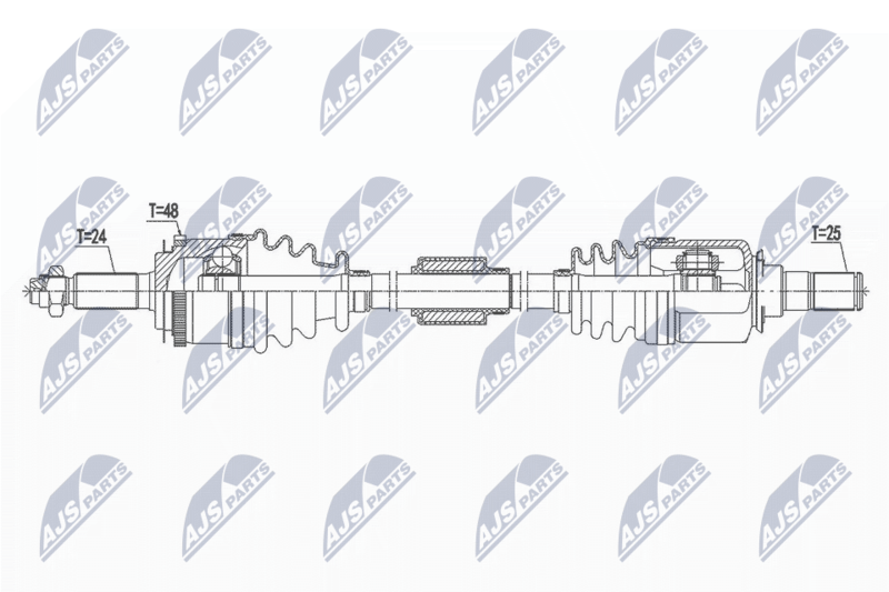 NTY NPW-HY-551 Drive Shaft