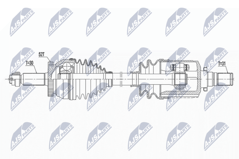 NTY NPW-HY-561 Drive Shaft