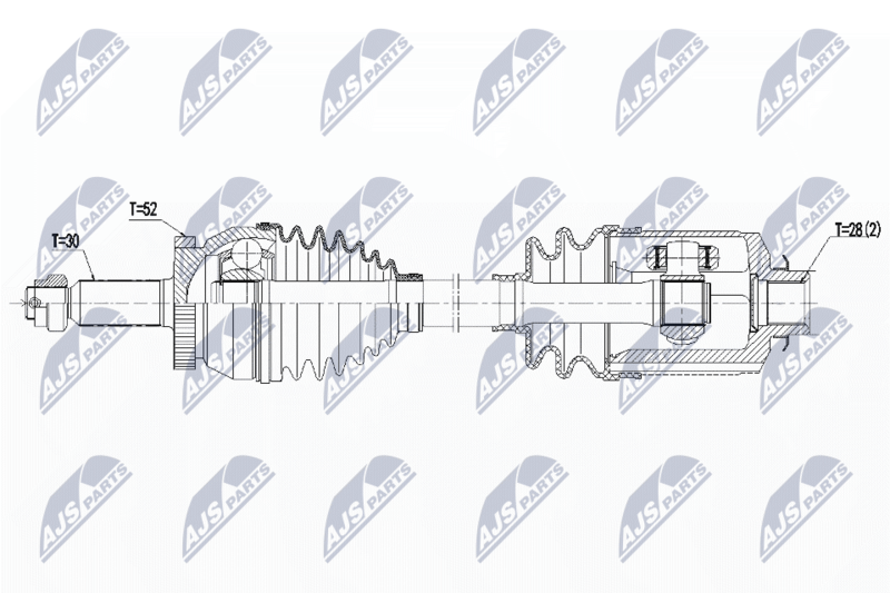 NTY NPW-HY-563 Drive Shaft