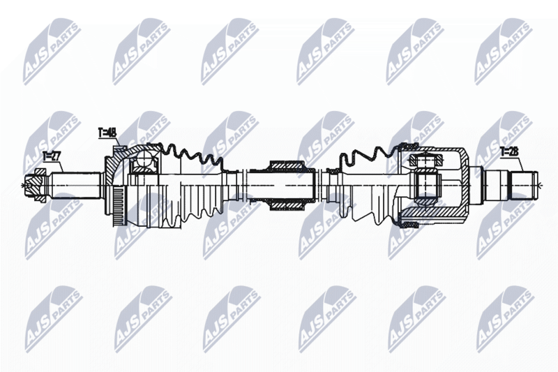 NTY NPW-HY-569 Drive Shaft