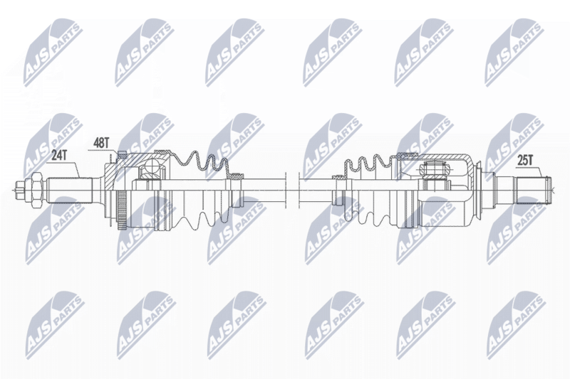 NTY NPW-HY-585 Drive Shaft