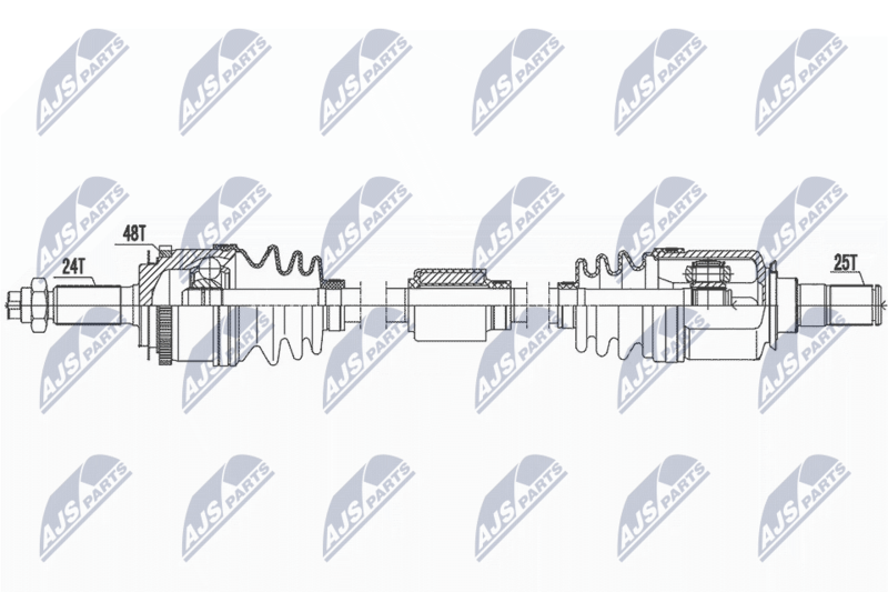 NTY NPW-HY-587 Drive Shaft