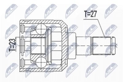 Joint Kit, drive shaft NTY NPW-HY-596
