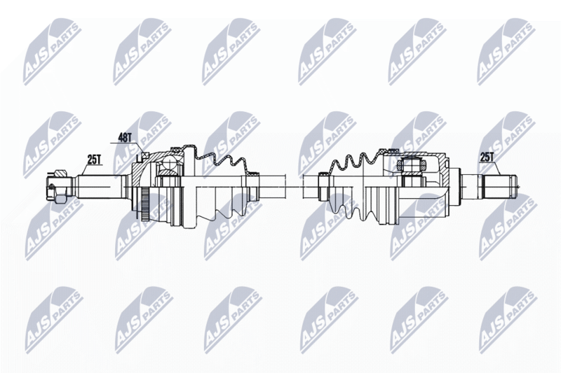 NTY NPW-HY-603 Drive Shaft