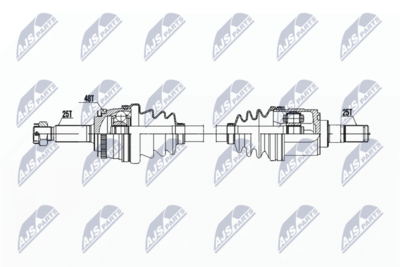 Drive Shaft NTY NPW-HY-603