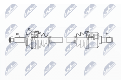 Drive Shaft NTY NPW-HY-609