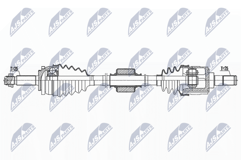 NTY NPW-HY-617 Drive Shaft