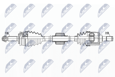 Drive Shaft NTY NPW-HY-617