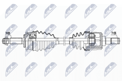 Drive Shaft NTY NPW-HY-618