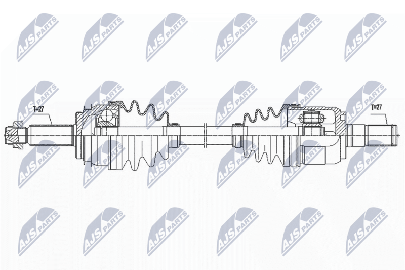 NTY NPW-HY-619 Drive Shaft