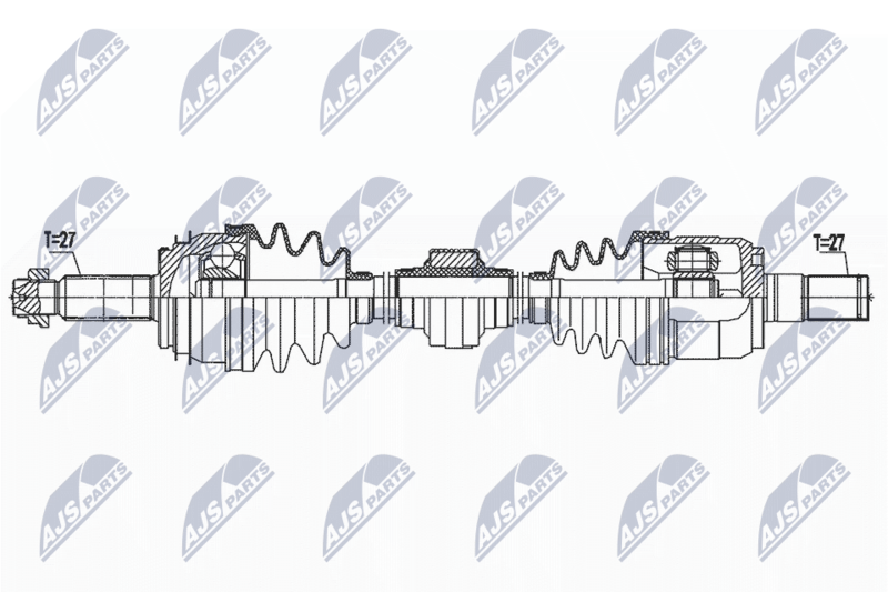 NTY NPW-HY-620 Drive Shaft