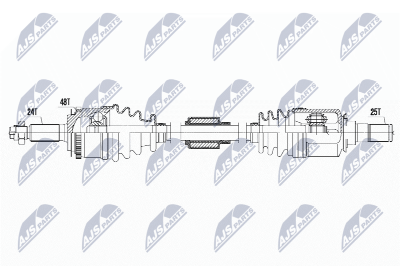 NTY NPW-HY-622 Drive Shaft