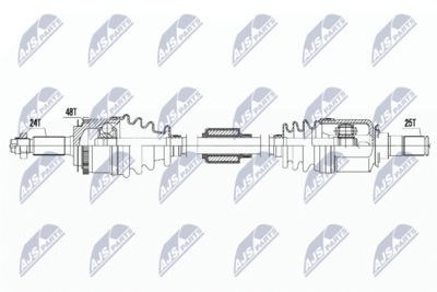 Drive Shaft NTY NPW-HY-622