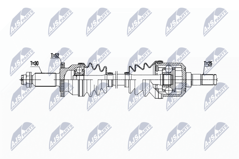 NTY NPW-HY-623 Drive Shaft