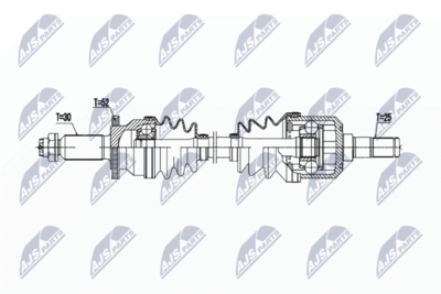 Drive Shaft NTY NPW-HY-623