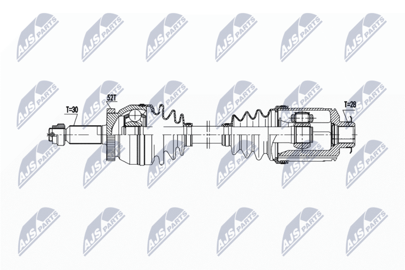 NTY NPW-HY-626 Drive Shaft