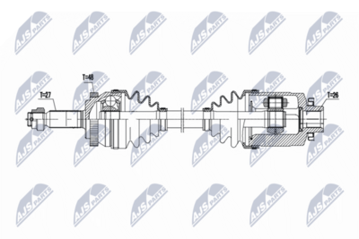 Drive Shaft NTY NPW-HY-630