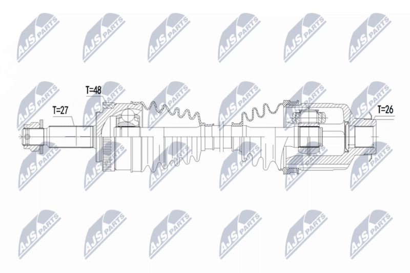 NTY NPW-HY-631 Drive Shaft