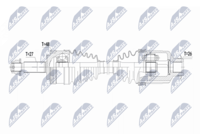 Drive Shaft NTY NPW-HY-631