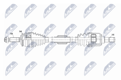 Drive Shaft NTY NPW-HY-632