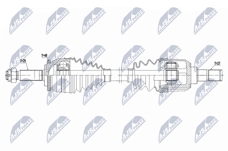 NTY NPW-HY-633 Drive Shaft