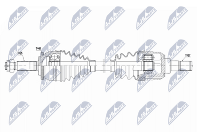 Drive Shaft NTY NPW-HY-633
