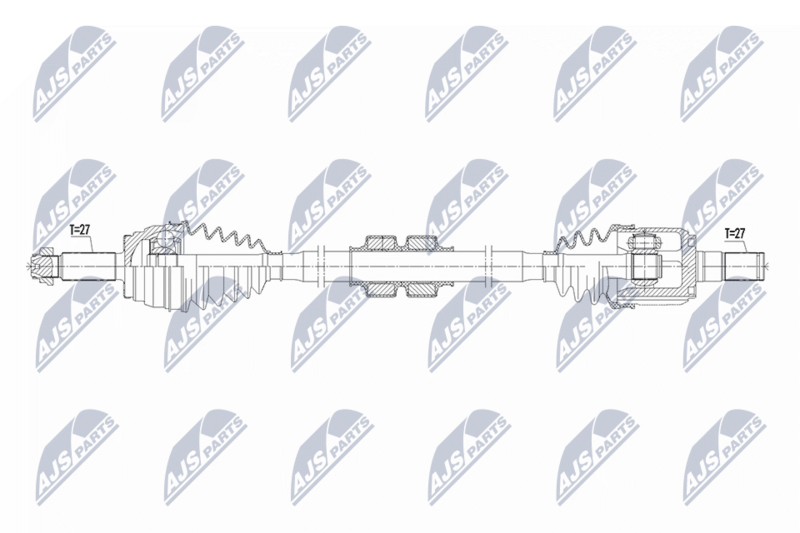 NTY NPW-HY-634 Drive Shaft