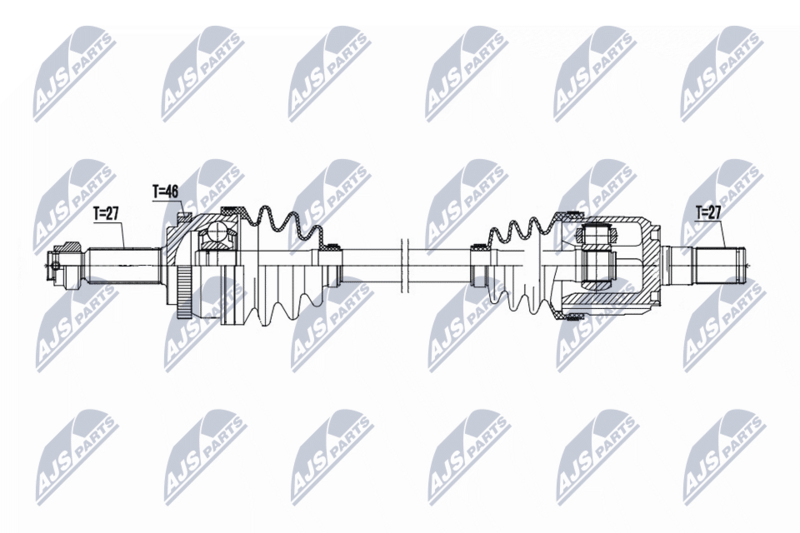 NTY NPW-HY-636 Drive Shaft