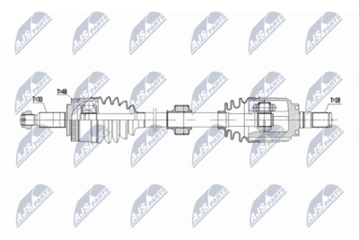 Drive Shaft NTY NPW-HY-637