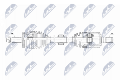 Drive Shaft NTY NPW-HY-638