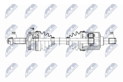 Drive Shaft NTY NPW-HY-639
