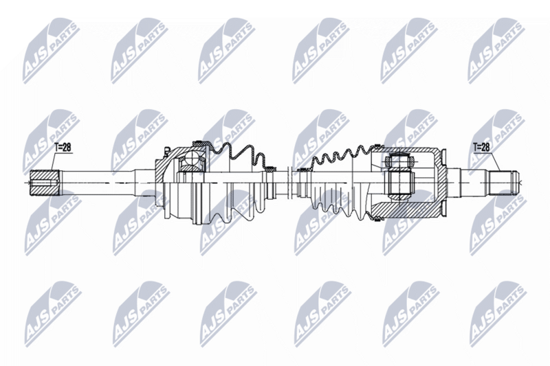 NTY NPW-HY-641 Drive Shaft