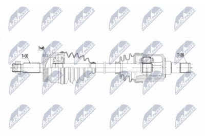 Drive Shaft NTY NPW-HY-642
