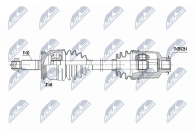 Drive Shaft NTY NPW-HY-643