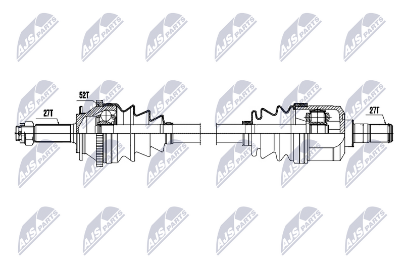 NTY NPW-HY-645 Drive Shaft
