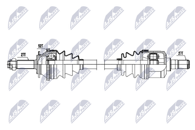 Drive Shaft NTY NPW-HY-645
