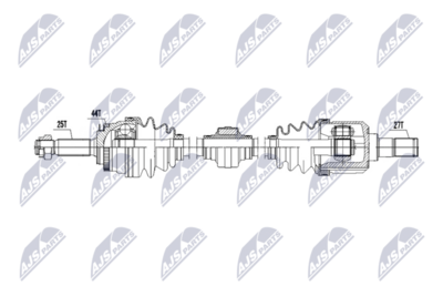 Drive Shaft NTY NPW-HY-646